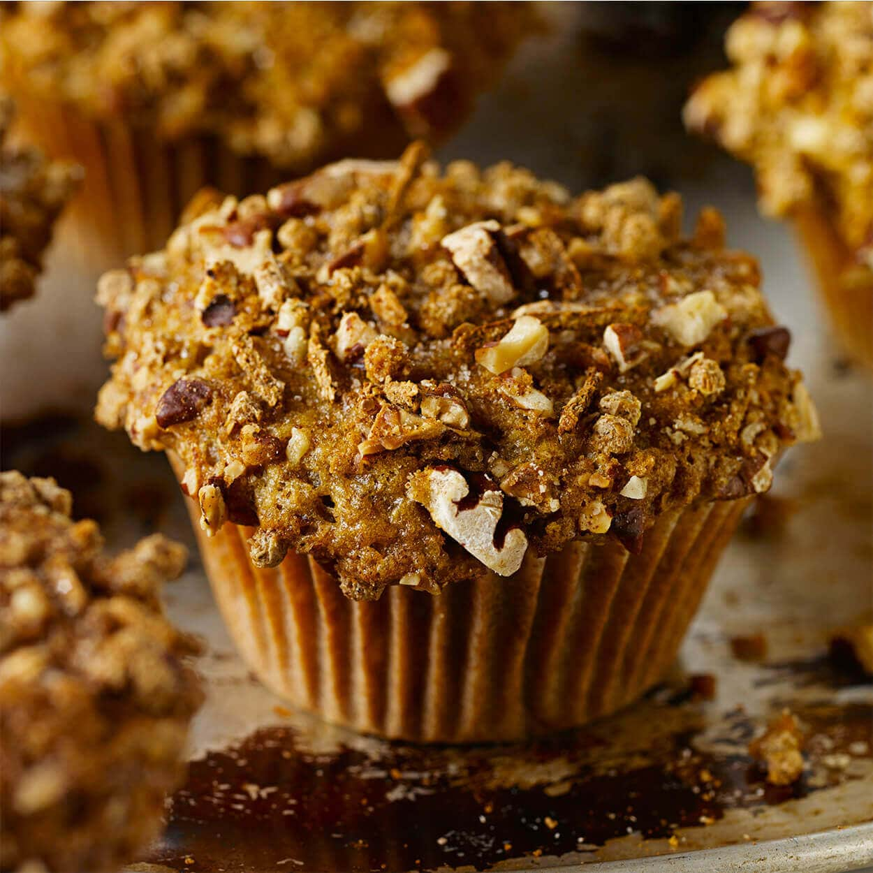 Buttermilk, Apple Pecan Muffins