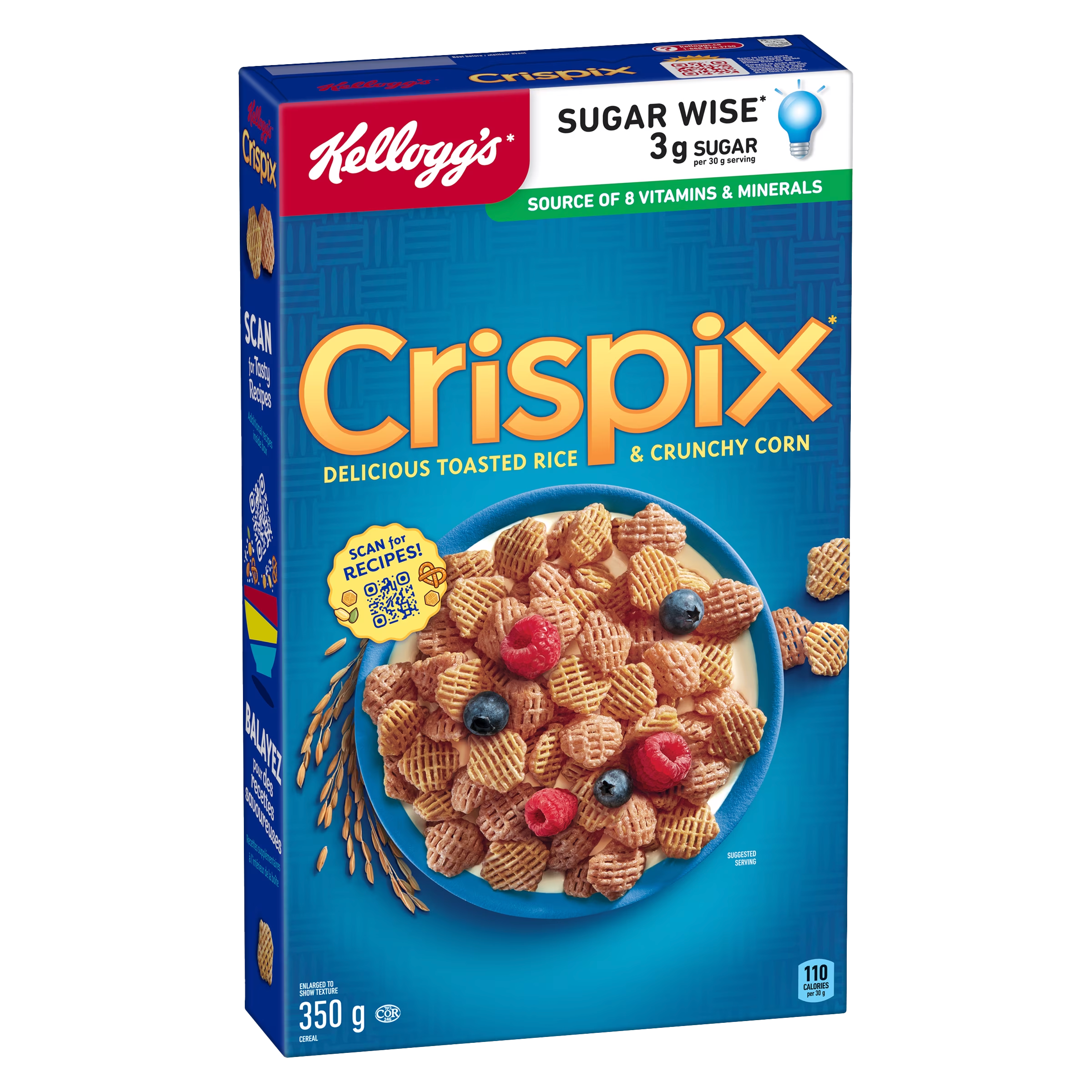 Crispix Cereal Box