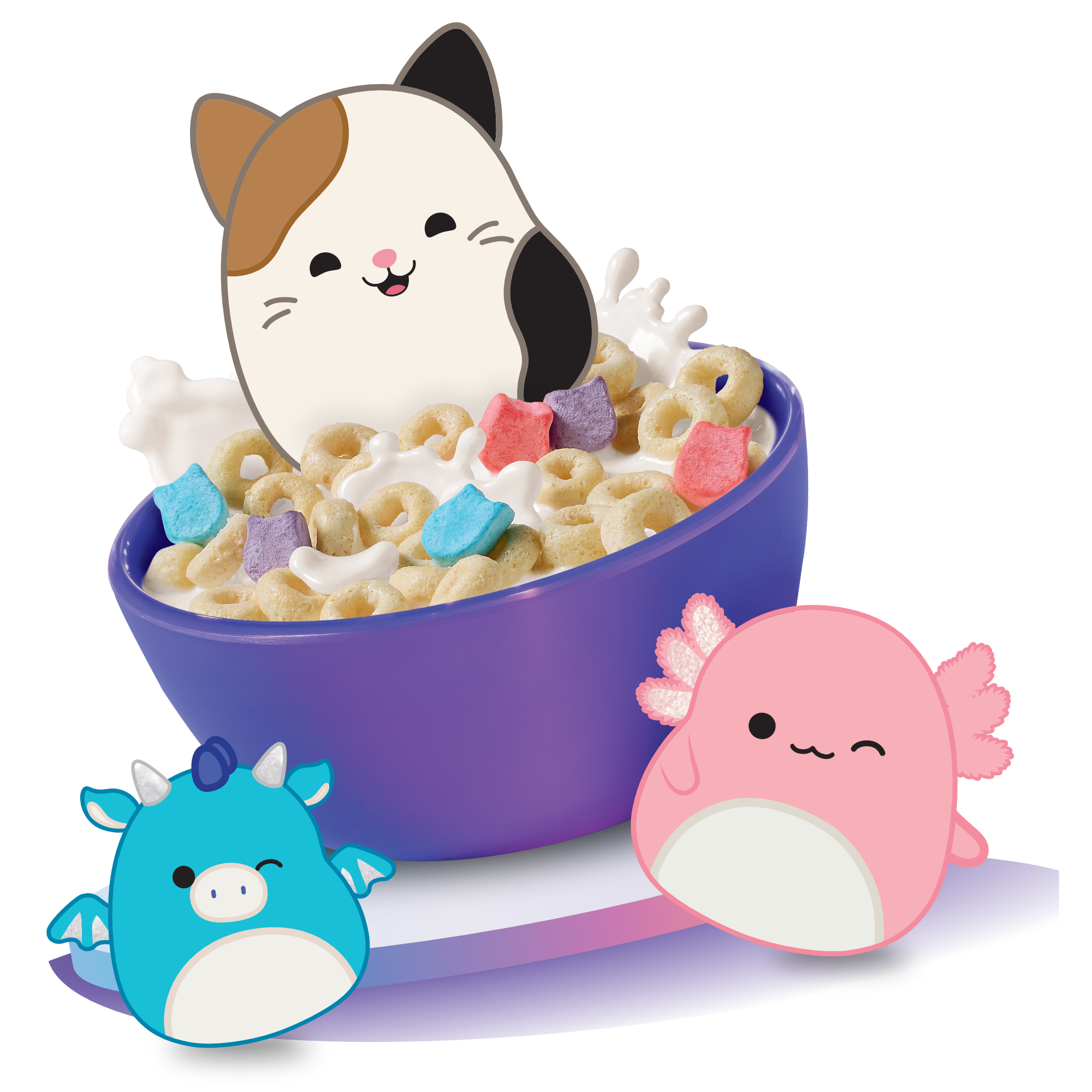 Bowl of Kellogg&#39;s Squishmallow