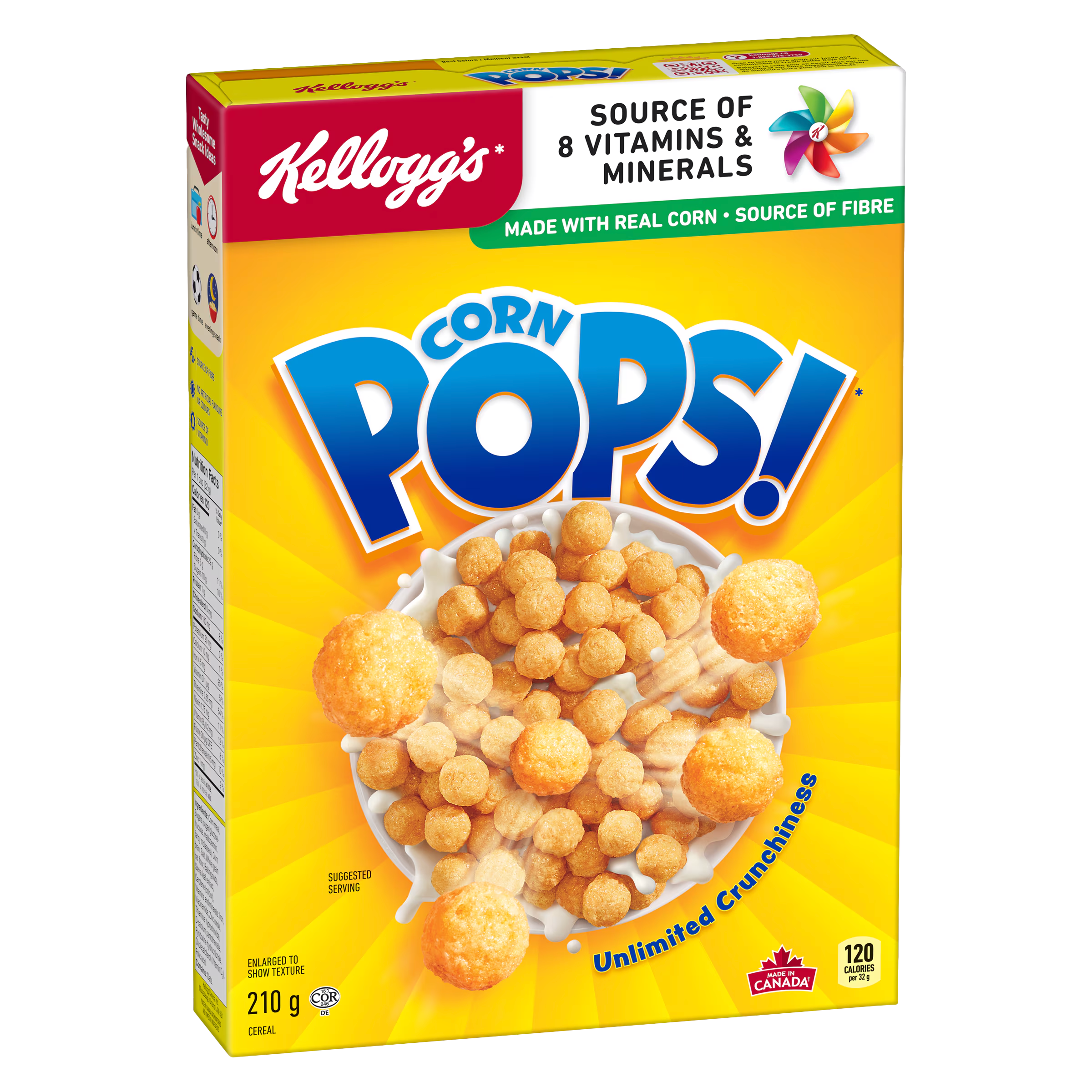 Corn Pops Cereal Box