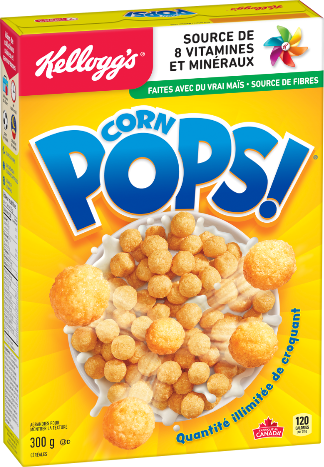 Corn Pops Cereal Box